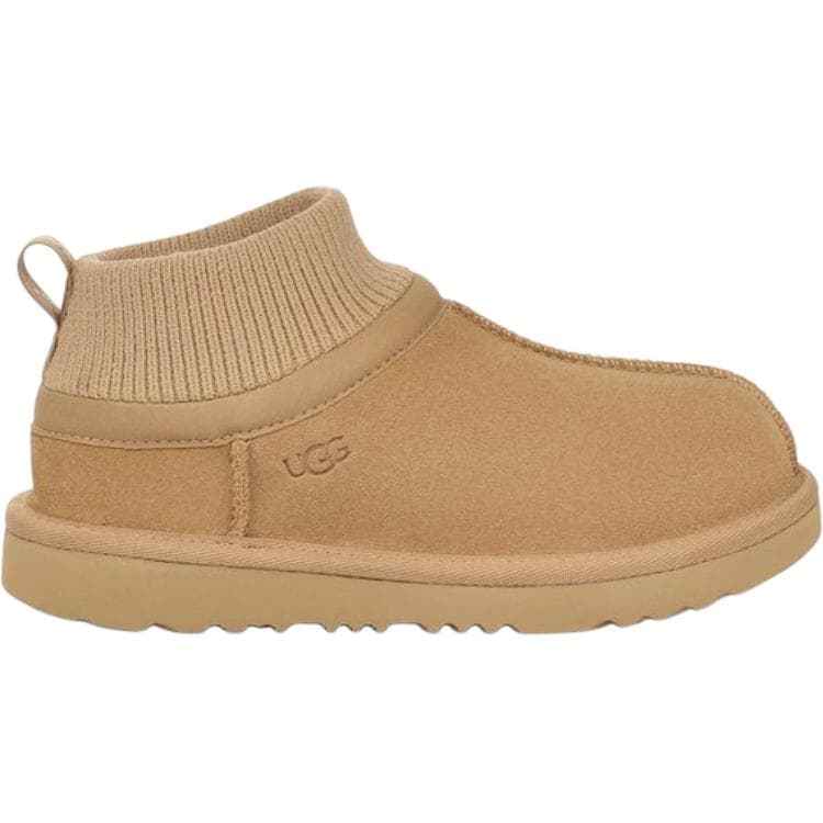 Кроссовки UGG Classic Ultra Амортизация Износостойкие Низкие Кроссовки для Детей Lifestyle Коричневые Детские - изображение 2