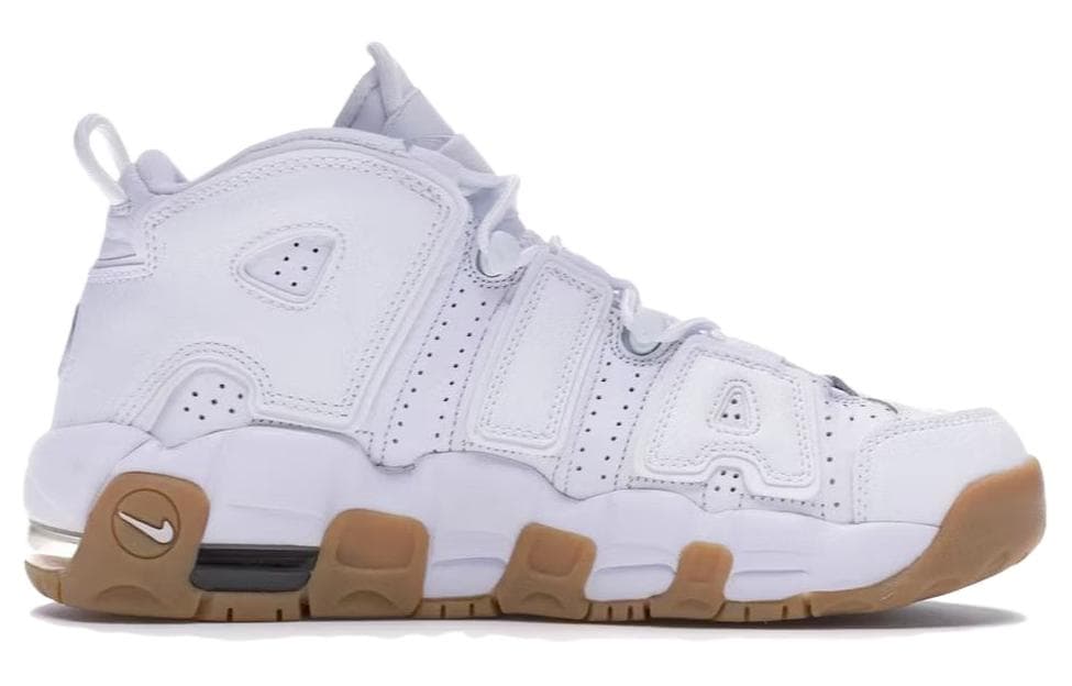 Кроссовки для баскетбола Nike Air More Uptempo White Gum GS - изображение 3