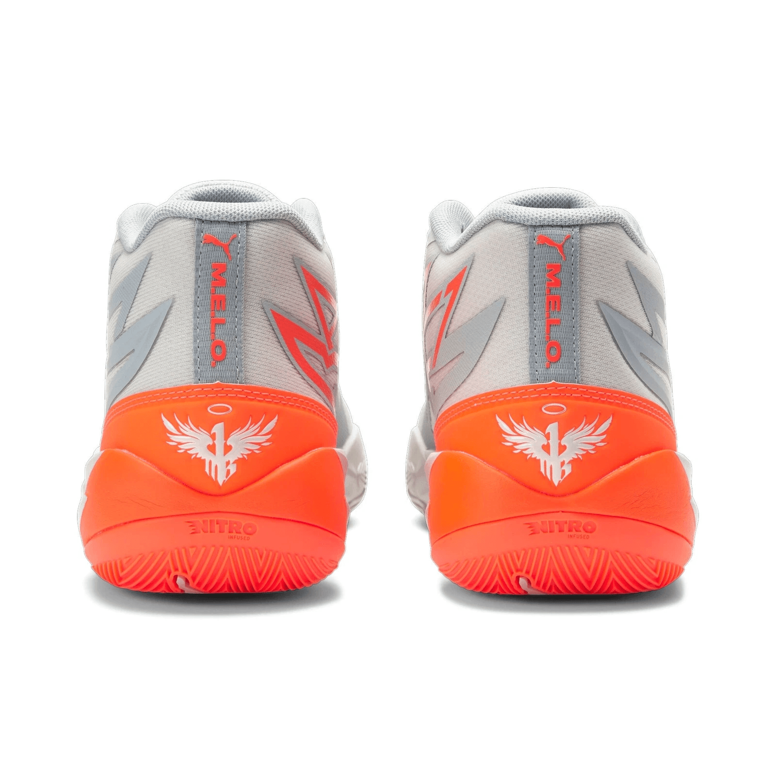 Кроссовки для баскетбола PUMA MB.02 MID Топ Детская Баскетбольная Обувь Белая Малыш - изображение 3