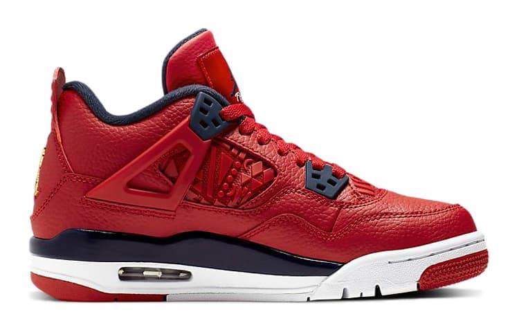 Кроссовки для баскетбола Jordan Air Jordan 4 SE FIBA Gym Red GS - изображение 3