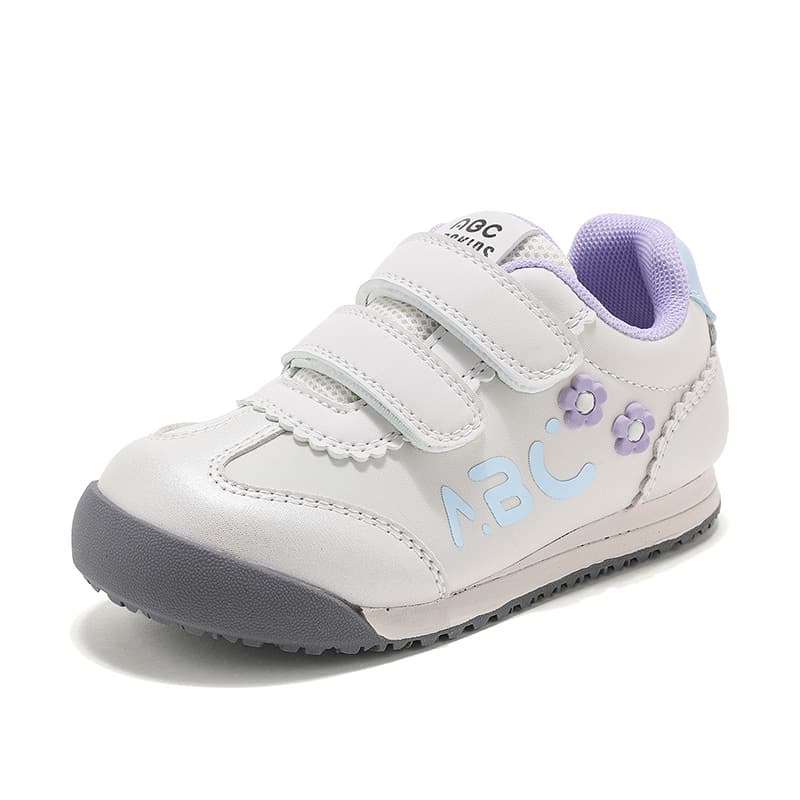 Кроссовки ABC KIDS Амортизация и легкость Kids Lifestyle Shoes Белый синий Фиолетовый Детский - изображение 1