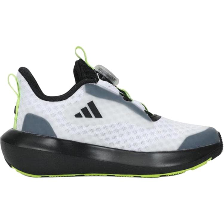 Кроссовки Adidas FORTARUN 3,0 Устойчивые к истиранию низкие детские беговые кроссовки Белый Черный Детский - изображение 2