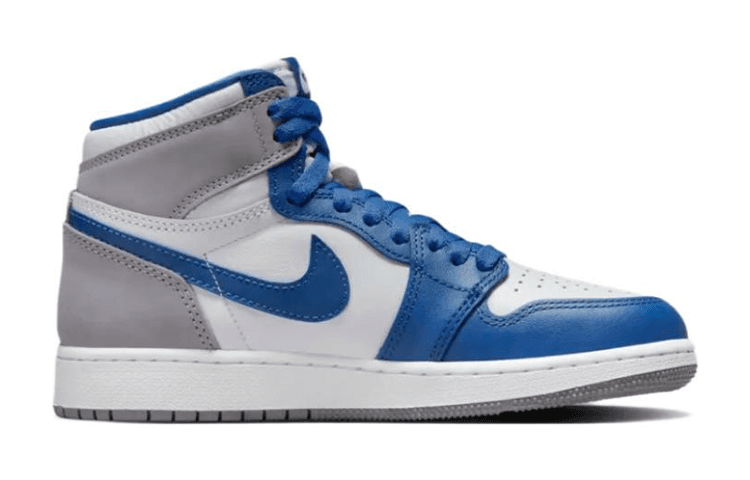Кроссовки для баскетбола Jordan Air Jordan 1 High OG True Blue GS - изображение 3