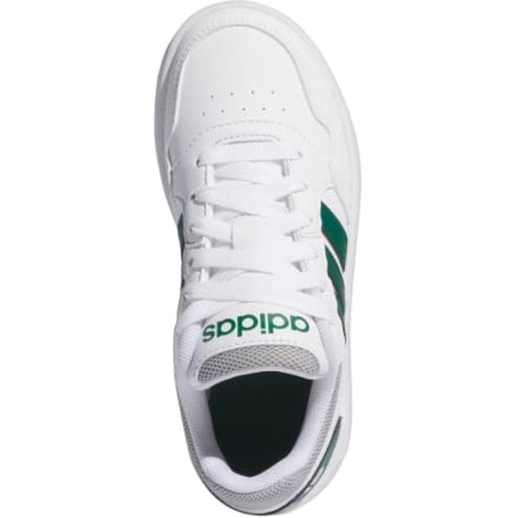 Кроссовки Adidas Hoops Low Топ Детская Скейтбординг Обувь Белая Малышка - изображение 4