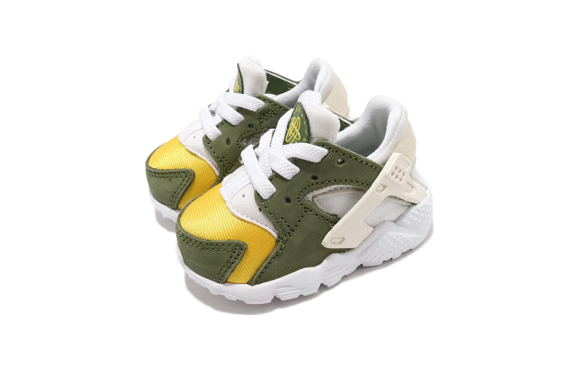 Кроссовки Stussy x Nike Air Huarache Le "Dark Olive" TD - изображение 3