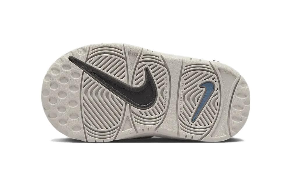 Кроссовки Nike Air More Uptempo Амортизация Износостойкие Высокие Кроссовки для Малышей Белый Синий Младенец и Малыш - изображение 6
