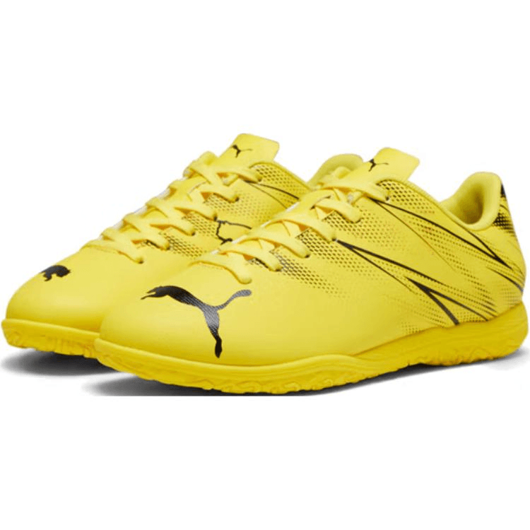 Бутсы PUMA Attacanto Устойчивые к истиранию Низкие Детские Футбольные Бутсы Желтые Малыш - изображение 2