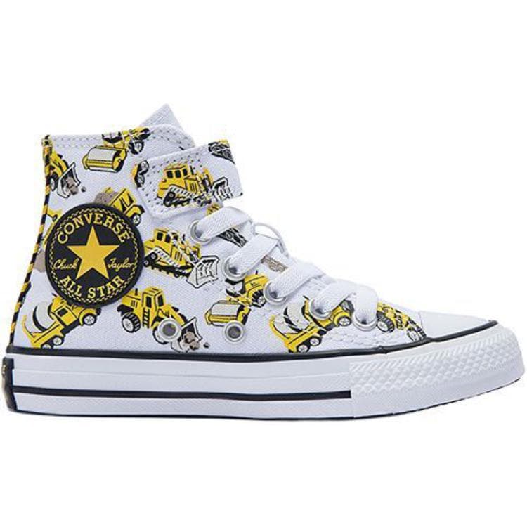 Converse Chuck TAYLOR All Star Anti KICK Амортизация Высокие Детские Кеды Белые - изображение 2