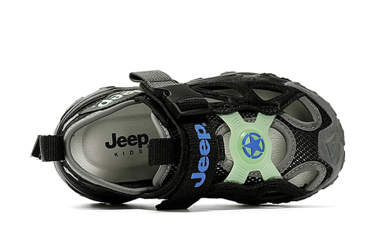 Сандалии Детские сандалии Jeep черного и серого цвета для малышей - изображение 3