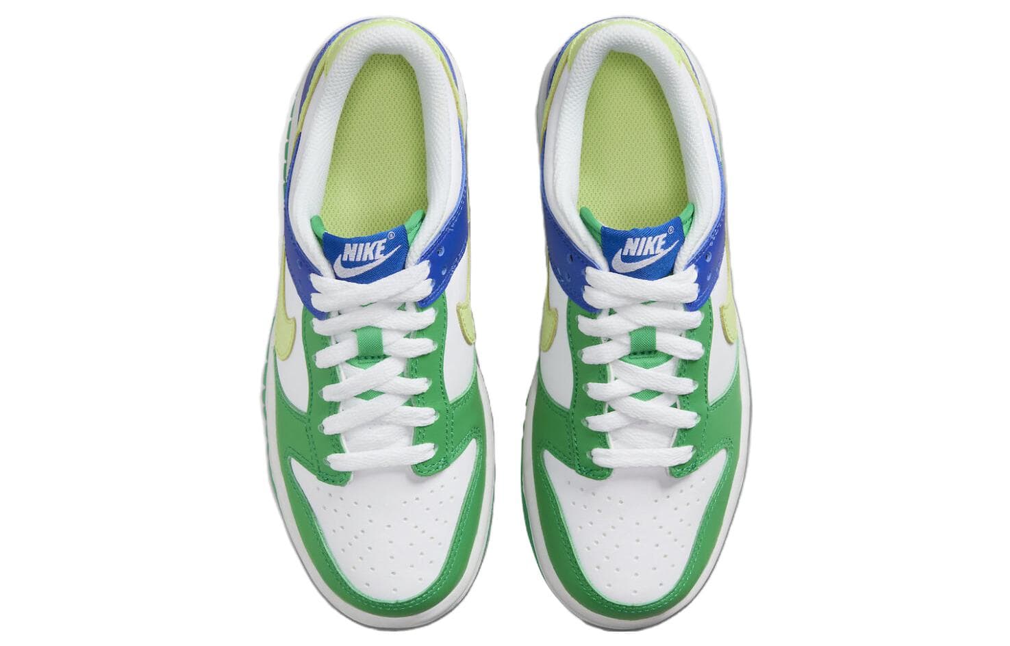 Кроссовки Nike Dunk Low "green blue" GS - изображение 4