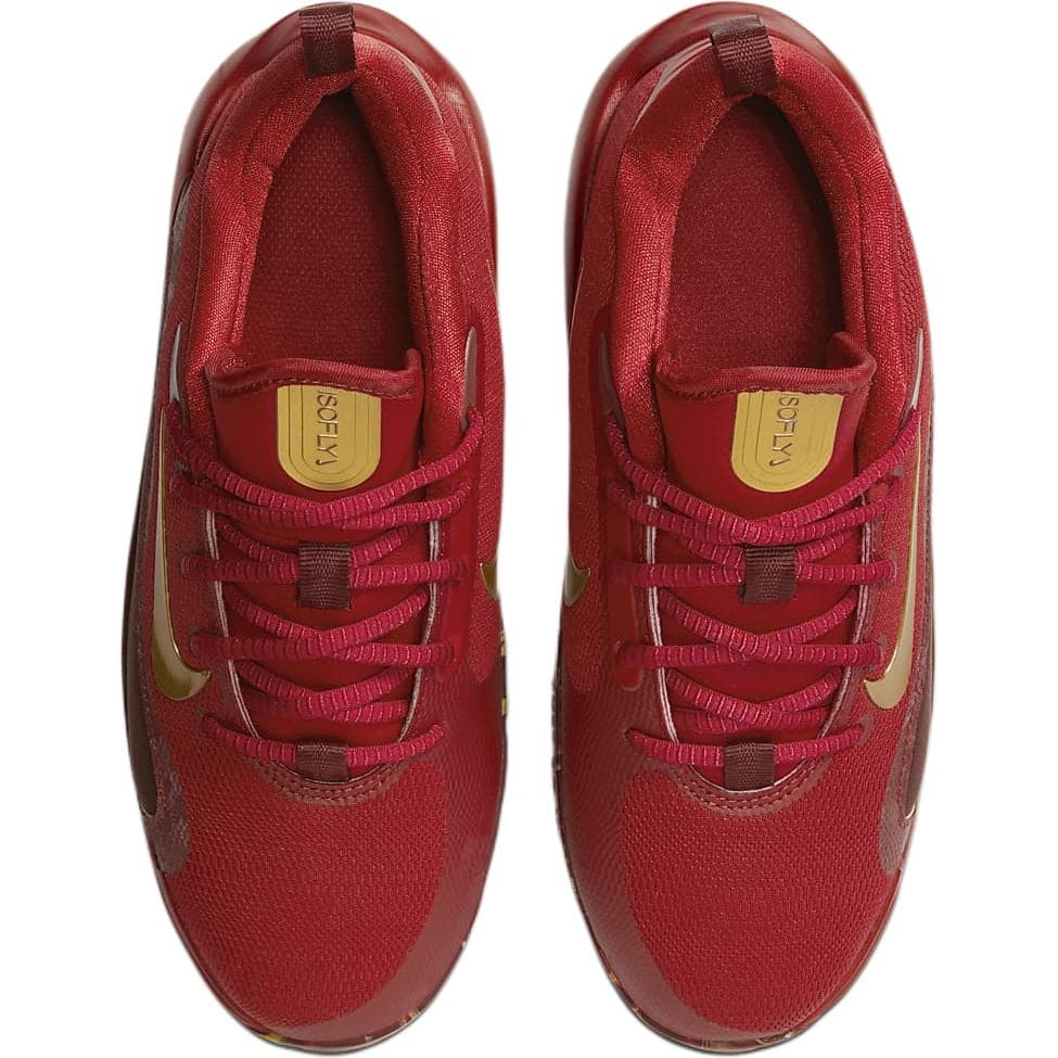 Кроссовки для баскетбола Nike ISOFLY Low Топ Детская Баскетбольная Обувь Красная Малыш - изображение 4