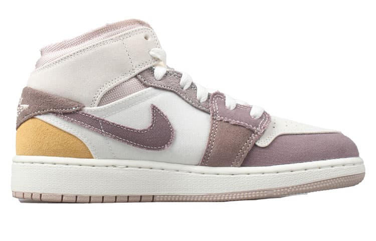 Кроссовки для баскетбола Jordan Air Jordan 1 Mid SE Craft GS - изображение 2