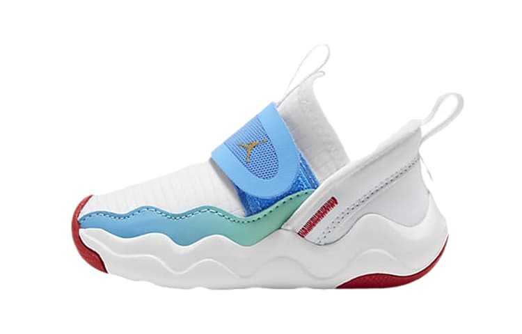 Кроссовки Jordan Air Jordan 23 Дышащая Низкая Обувь для Малышей Синяя Белая для Младенцев и Малышей - изображение 1