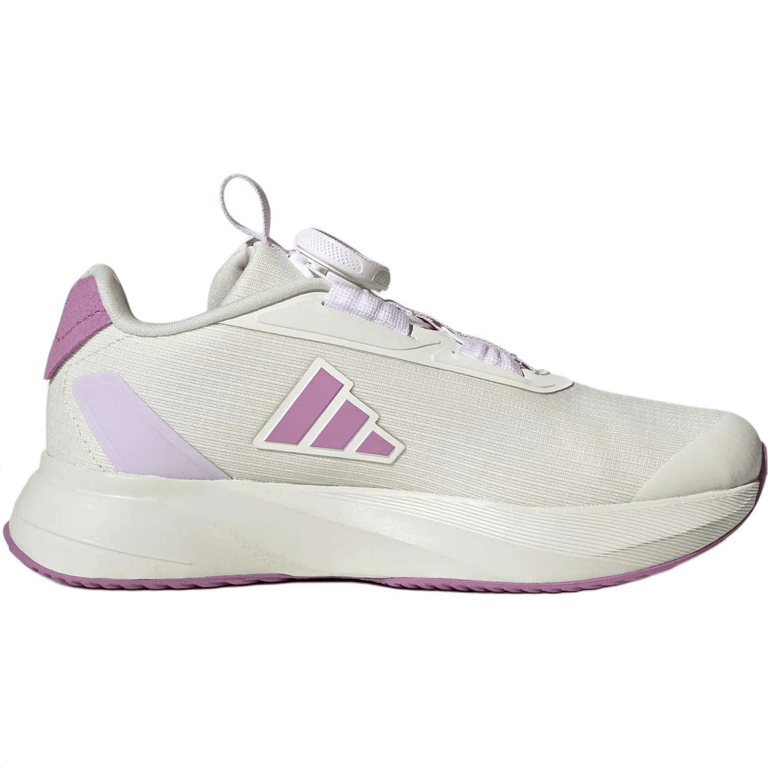 Кроссовки Adidas Duramo Sl Low Кеды Детские Лайфстайл Белый Фиолетовый - изображение 2