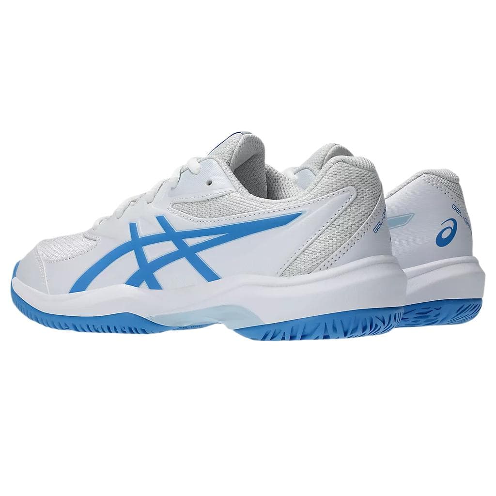 Asics Износостойкие Низкие Детские Лайфстайл Кроссовки Белый Синий Детский - изображение 4