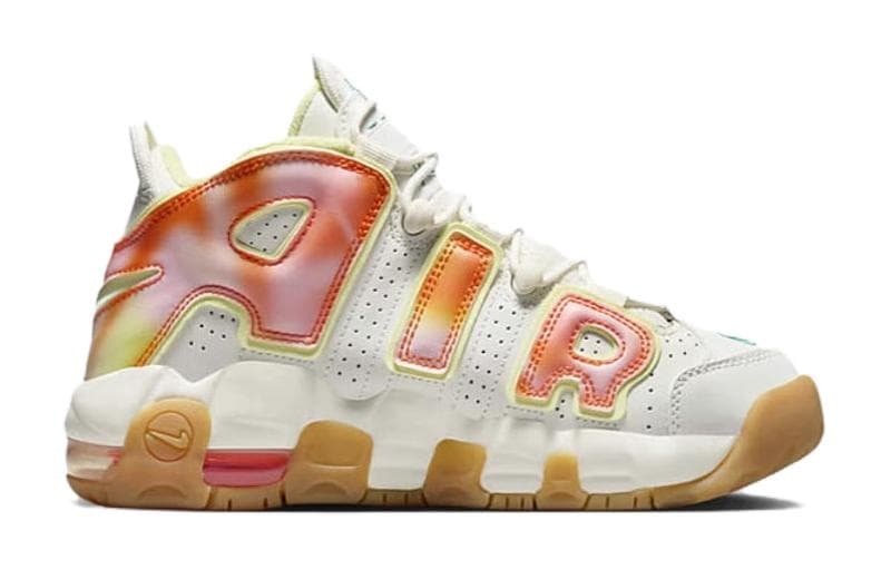 Кроссовки для баскетбола Nike Air More Uptempo 'Everything Abrasion Resistant MID Топ Баскетбольные кроссовки Бежевый Унисекс - изображение 2