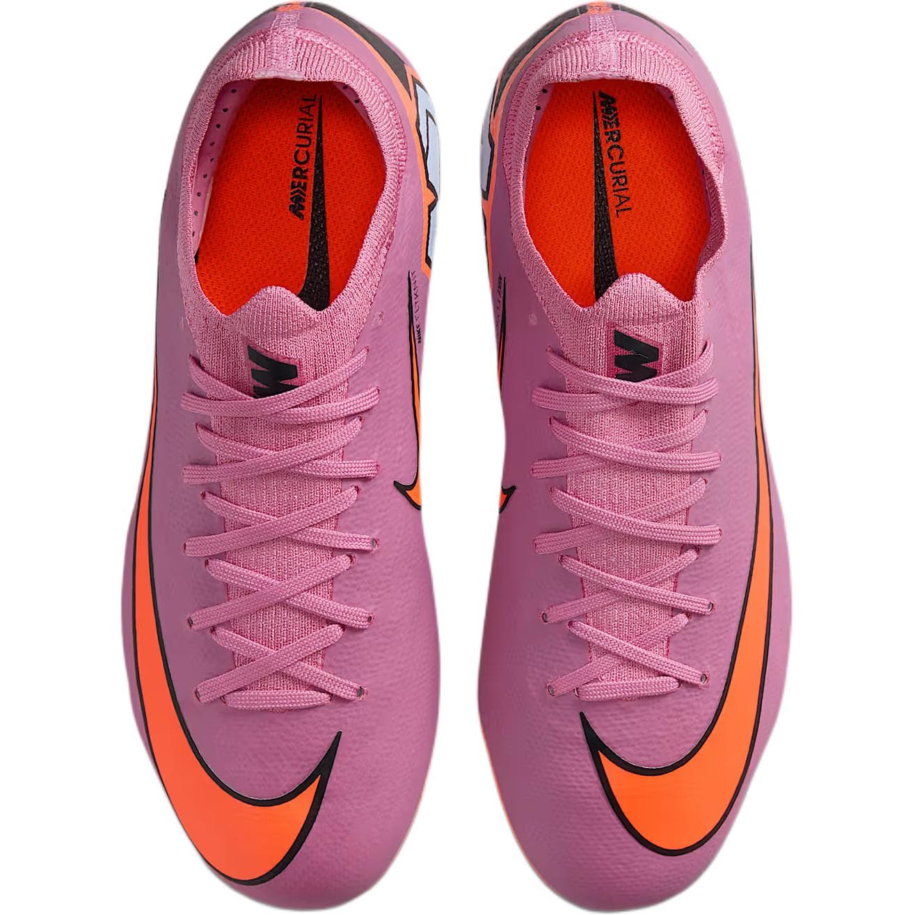 Бутсы NIKE Mercurial Vapor 16 Pro противоскользящие низкие футбольные бутсы розово-фиолетовые полностью темно-красные черные - изображение 3