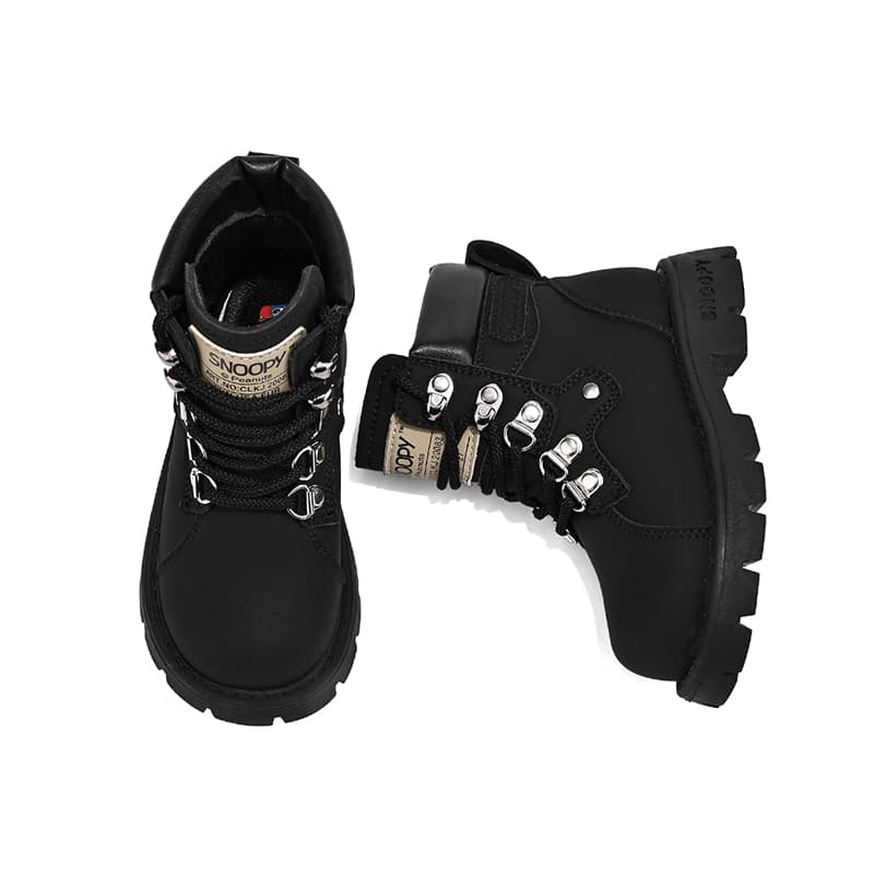 SNOOPY Детские кожаные сапоги High Top Kids - изображение 3