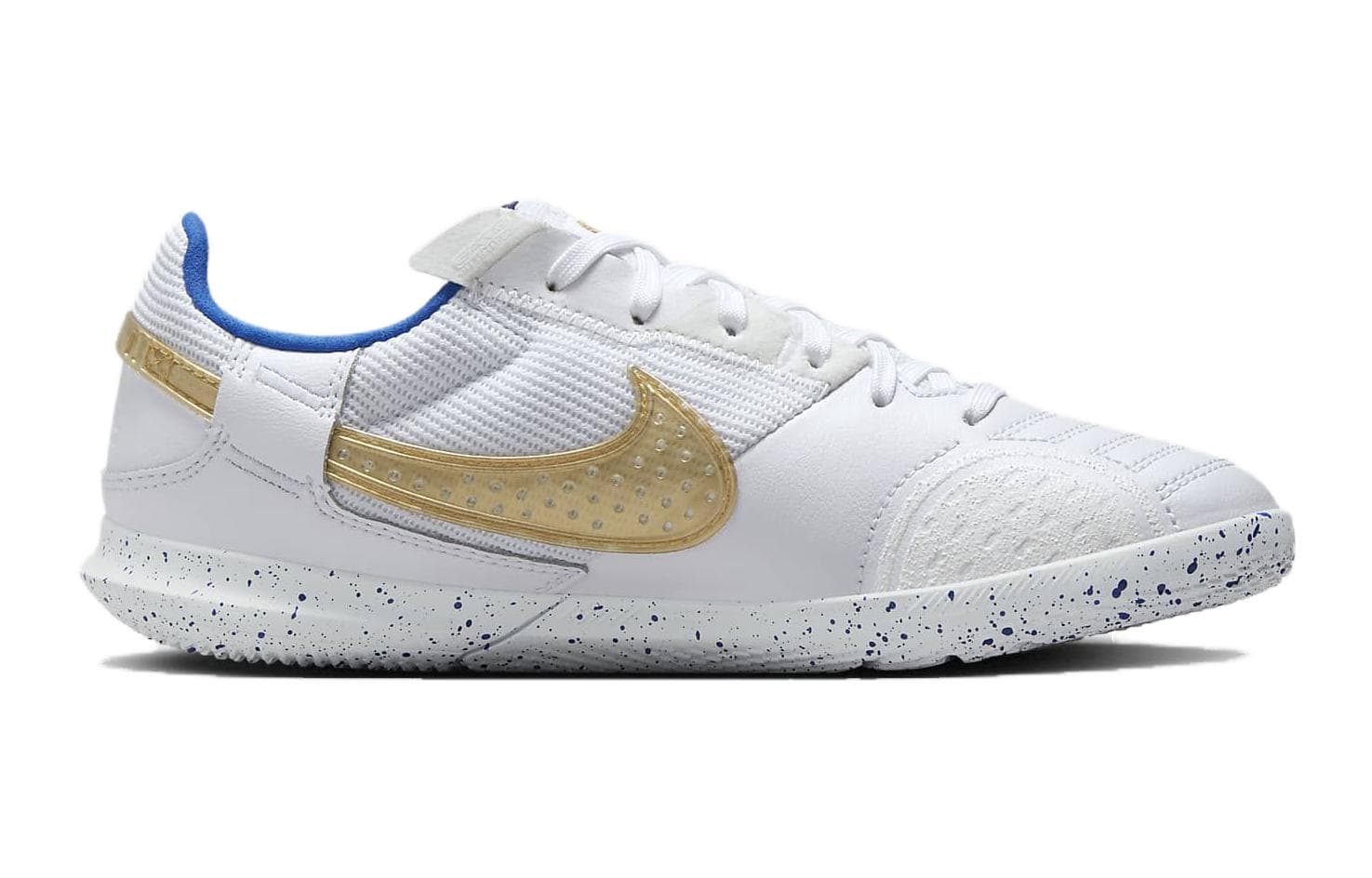 Бутсы Nike Streetgato Противоскользящие Анти-КИК Амортизация Низкие Футбольные бутсы Белые Унисекс - изображение 2