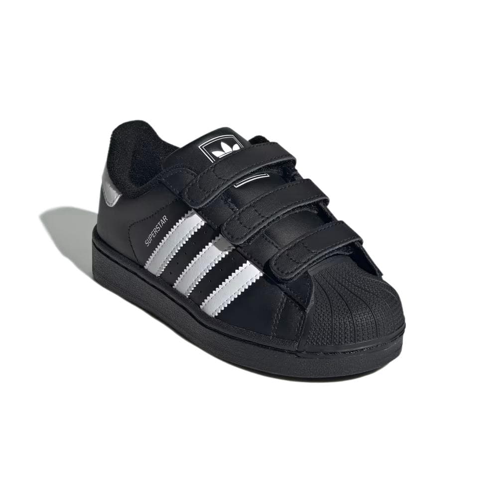 Кроссовки Adidas Originals Superstar 2 Удобные и Легкие Детские Беговые Кроссовки Основной Черный Облачный Белый Детский - изображение 4