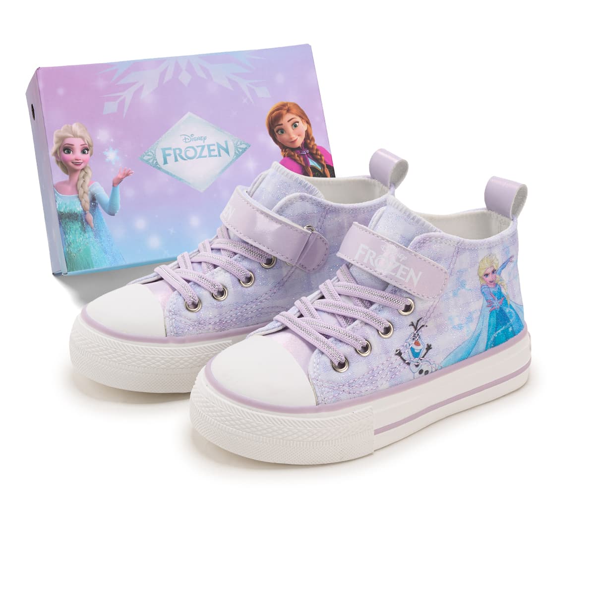DISNEY FROZEN SERIES Хай-топы Антискользящий Анти-удар Амортизация Износостойкий Kids Кеды Детский - изображение 1