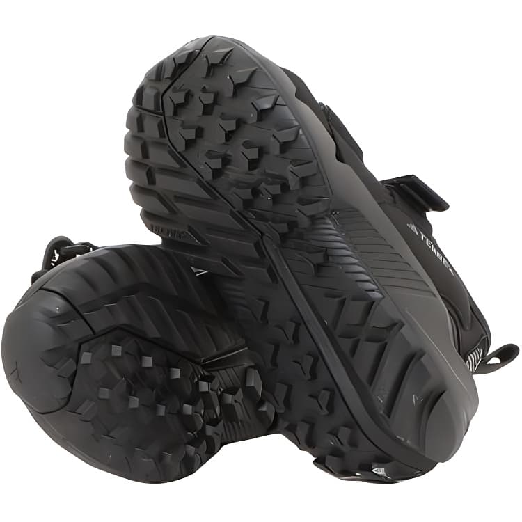 Сандалии Adidas TERREX Hydroterra противоскользящие абразионно-устойчивые низкие сандалии для детей черного цвета - изображение 4