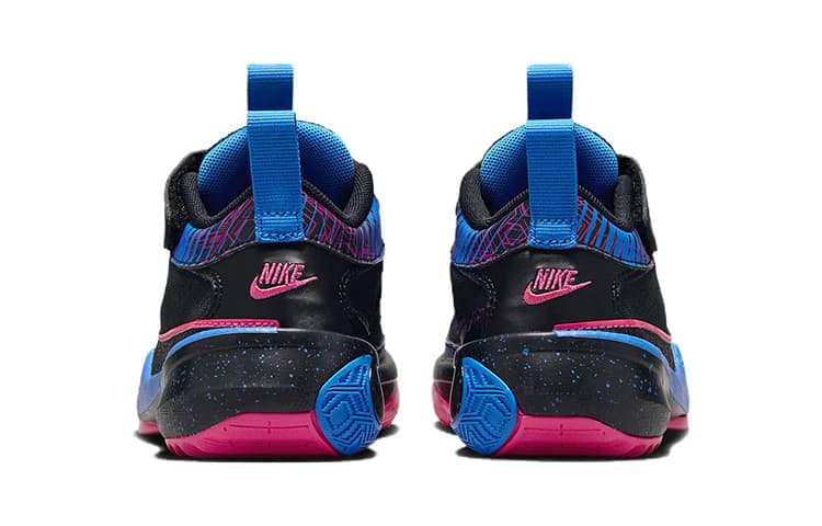 Кроссовки для баскетбола Nike Freak 5 Устойчивые к истиранию Низкие Детские Баскетбольные Кроссовки Черный Синий Розовый Малыш - изображение 5