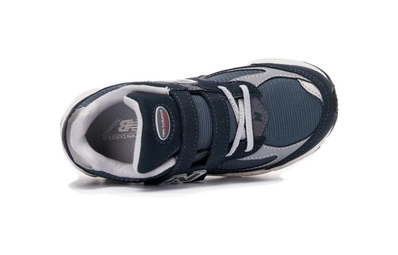 Кроссовки New Balance NB 2002R Амортизация Устойчивость к истиранию Низкий верх Беговые кроссовки Черный Серый Синий Детский - изображение 3