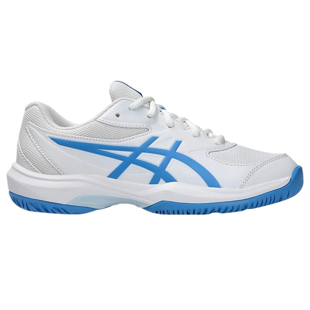 Asics Износостойкие Низкие Детские Лайфстайл Кроссовки Белый Синий Детский - изображение 2