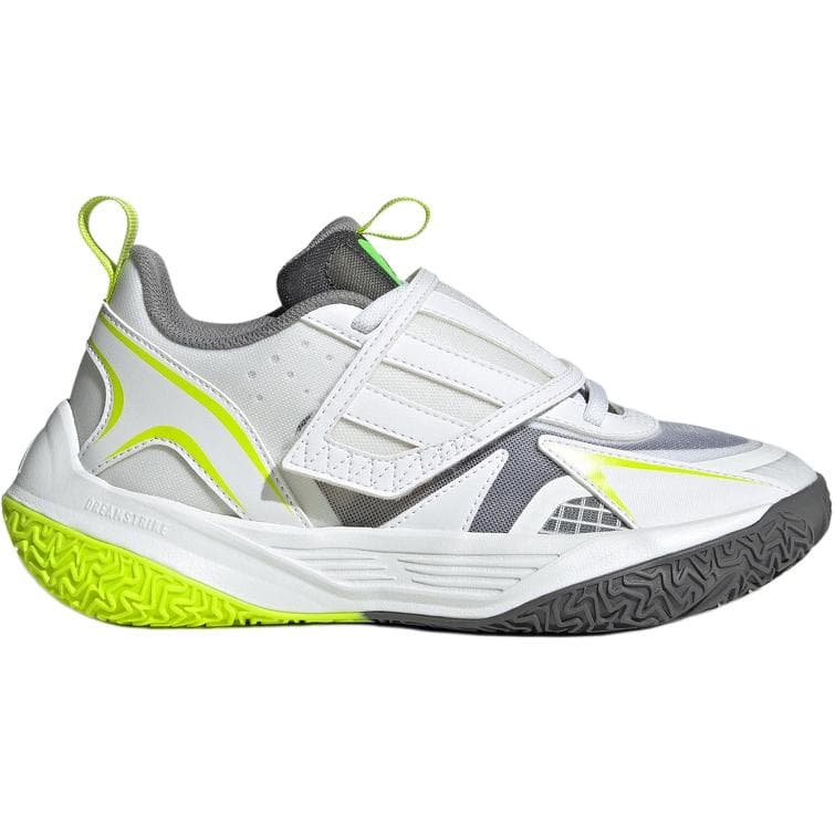 Кроссовки для баскетбола Adidas XENOBURST Противоскользящие устойчивые к истиранию низкие детские баскетбольные кроссовки белый серый зеленый - изображение 2