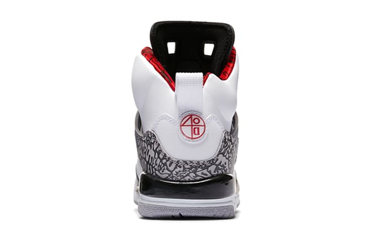 Кроссовки для баскетбола Jordan Spizike White Cement GS 2017 - изображение 6
