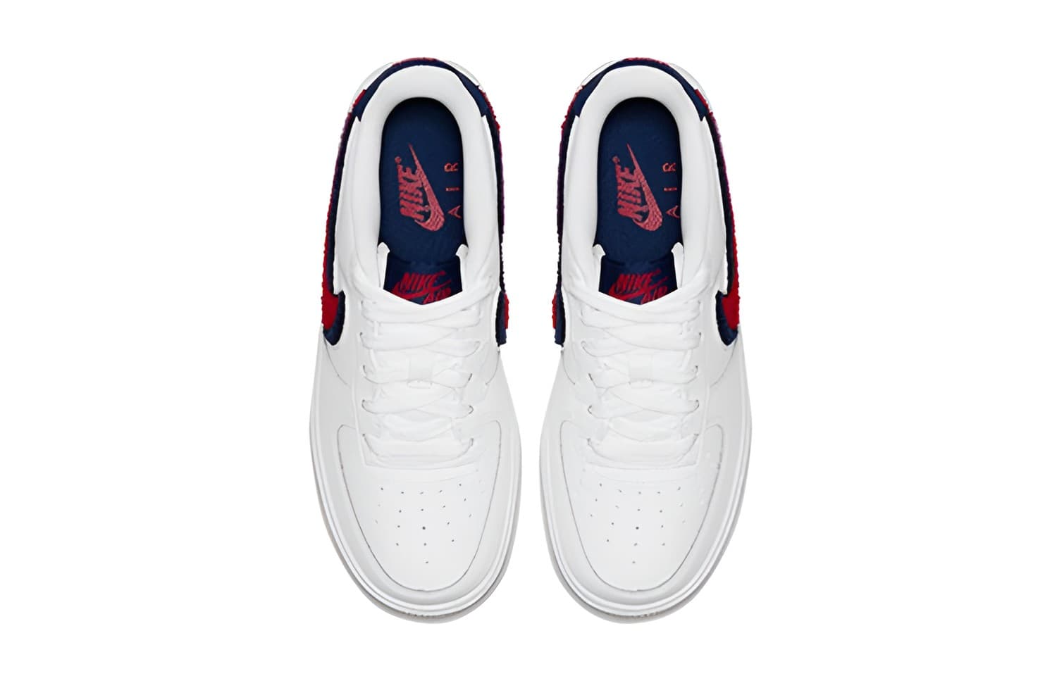 Кроссовки Nike Air Force 1 Low 3D Chenille Swoosh GS - изображение 6