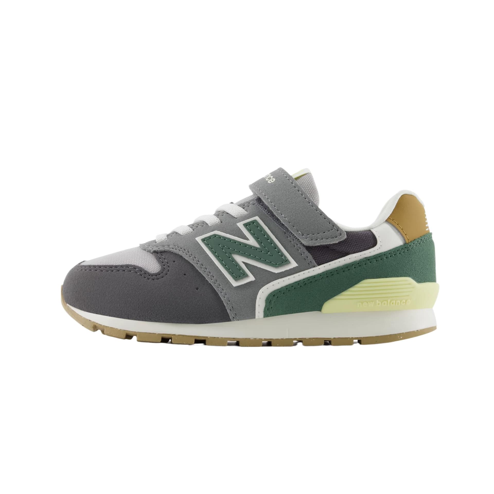 Кроссовки New Balance Повседневная обувь Светло-серый Темно-серый Зеленый Детский - изображение 1