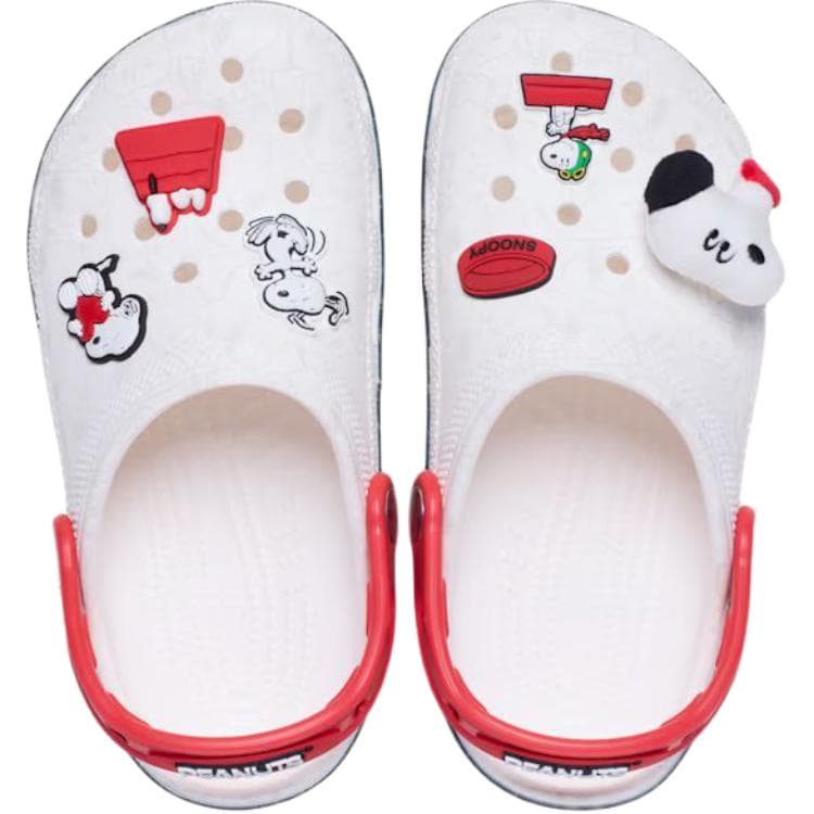 Кроссовки Crocs Classic сандал низкий топ для малышей белый для младенцев и малышей - изображение 5