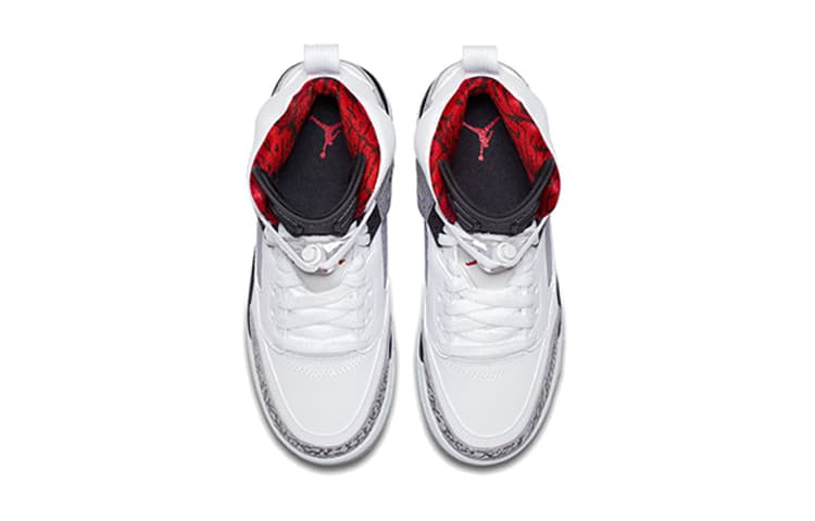 Кроссовки для баскетбола Jordan Spizike White Cement GS 2017 - изображение 5