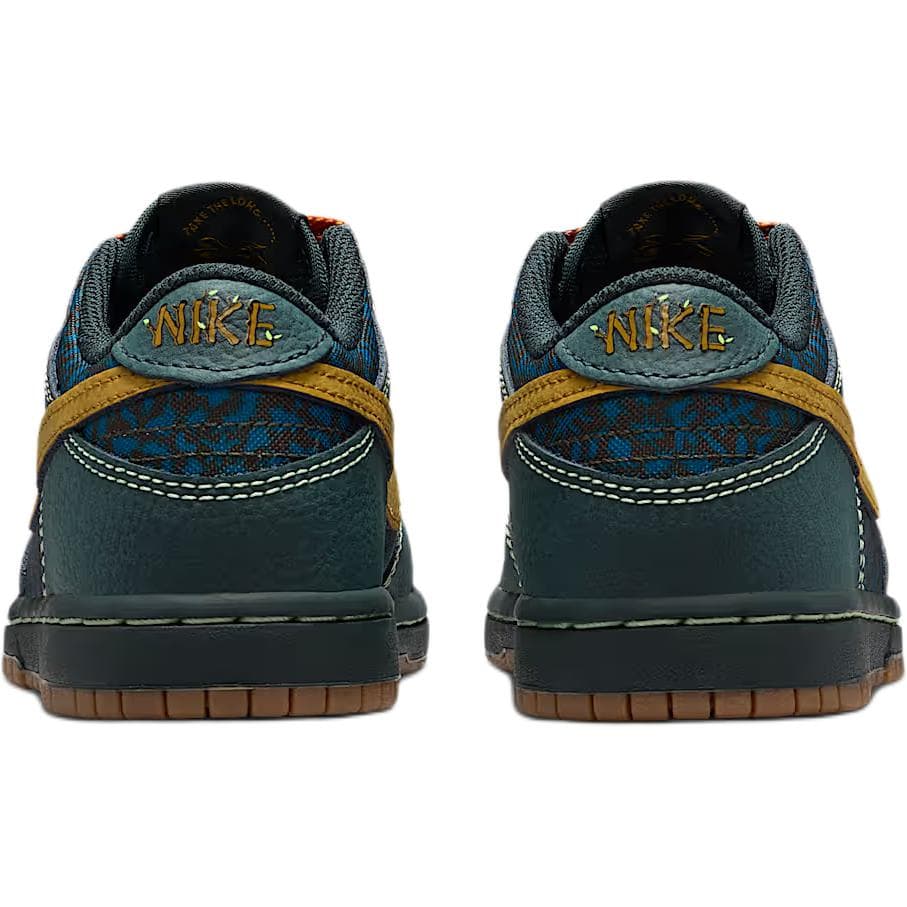 Кроссовки Nike Dunk Low Top Детская Скейтбординг Обувь Темно-Зеленая Малыш - изображение 5