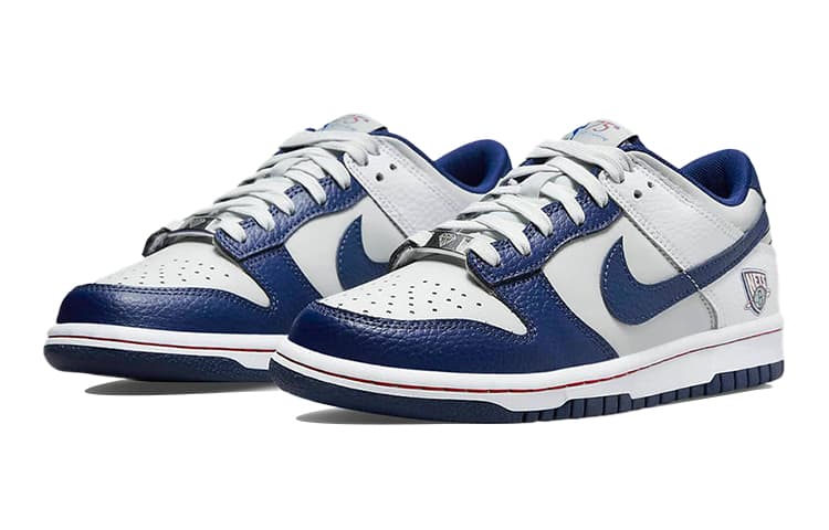 Кроссовки NBA x Nike Dunk Low EMB "Brooklyn Nets" 75 GS - изображение 5