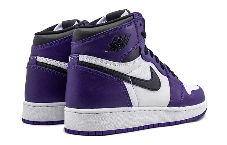 Кроссовки для баскетбола Jordan Air Jordan 1 "Court Purple" GS - изображение 9