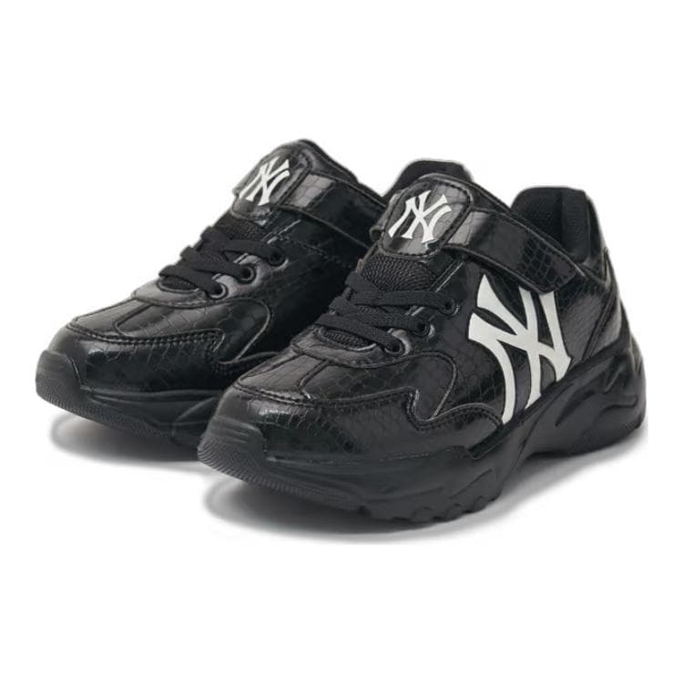 Кроссовки mlb Лоу-топы Kids Lifestyle Shoes Черный белый Унисекс - изображение 3