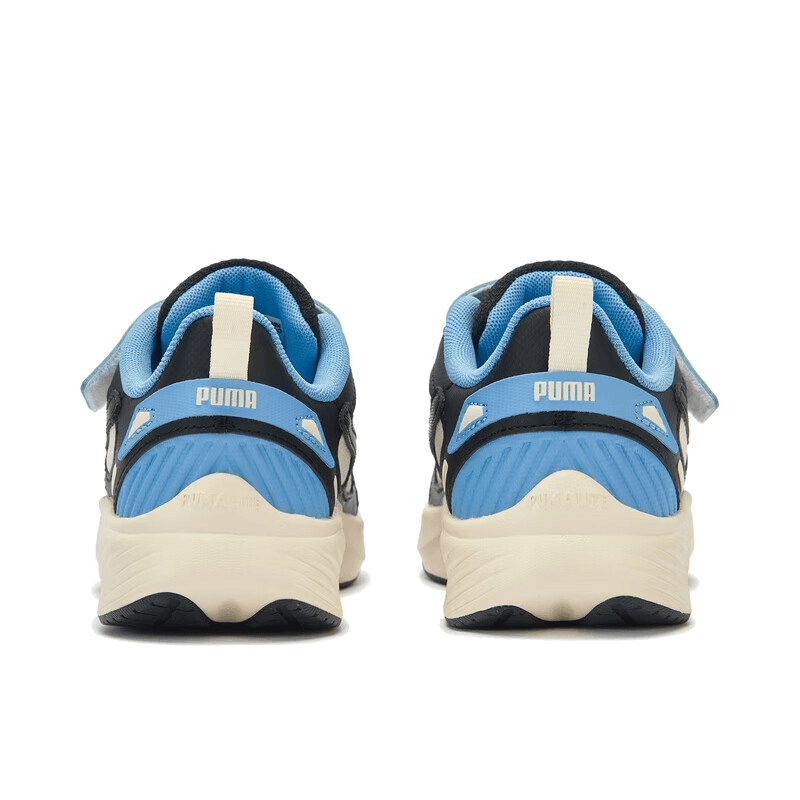 Кроссовки PUMA POUNCE LITE CM AC+ Low Топ Kids Lifestyle Shoes Бежево-синий Детский - изображение 3