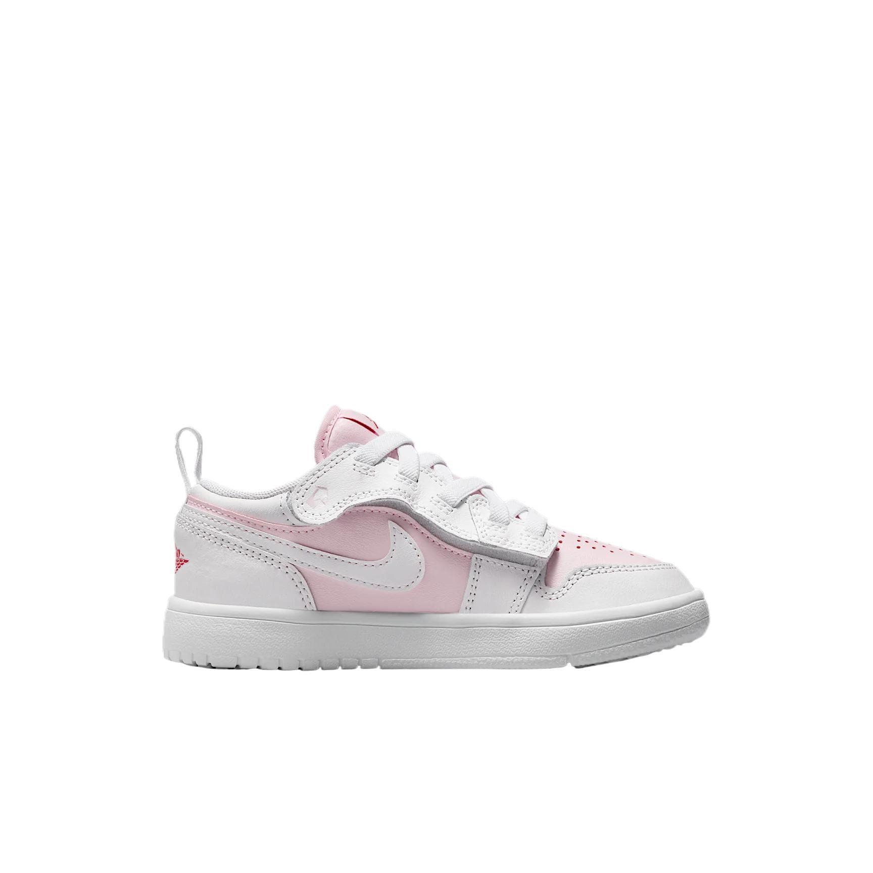 Кроссовки Jordan 1 Low Топ Детские Лайфстайл Обувь Розовая Детская для Возраста 3-7 Лет - изображение 2