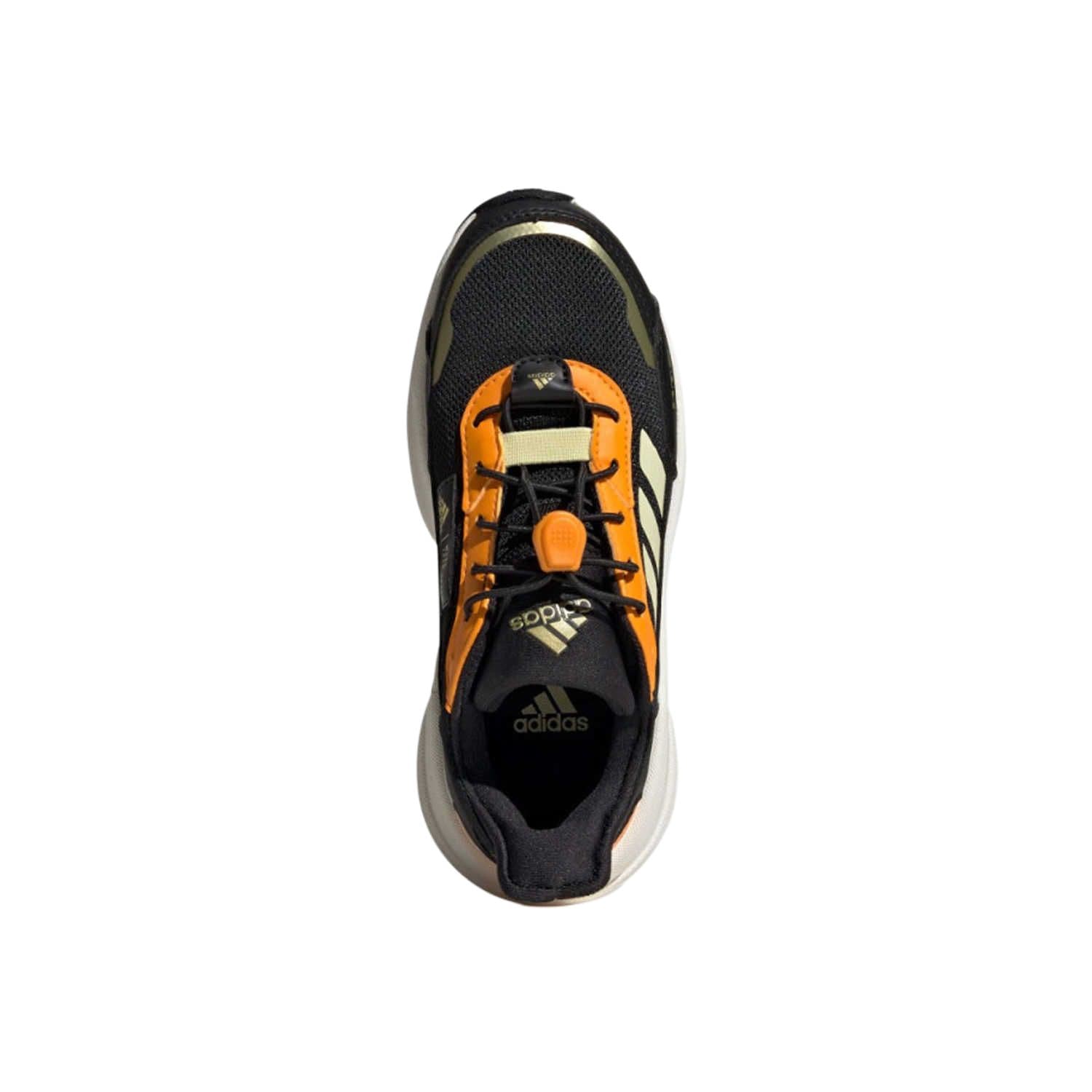 Кроссовки Adidas MTS противоскользящие устойчивые к истиранию низкие детские беговые кроссовки черные и желтые для детей - изображение 4