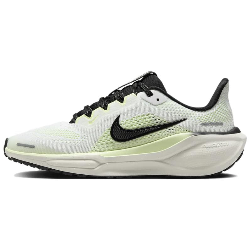 Кроссовки Nike Ткань Удобная Противоскользящая Низкие Кроссовки Спортивные Белые Зеленые Детские - изображение 1