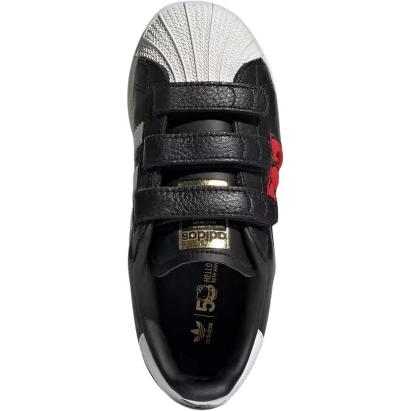 Кроссовки Hello Kitty X adidas originals Superstar 82 Устойчивая к истиранию Низкая Детская Обувь для Скейтбординга - изображение 5