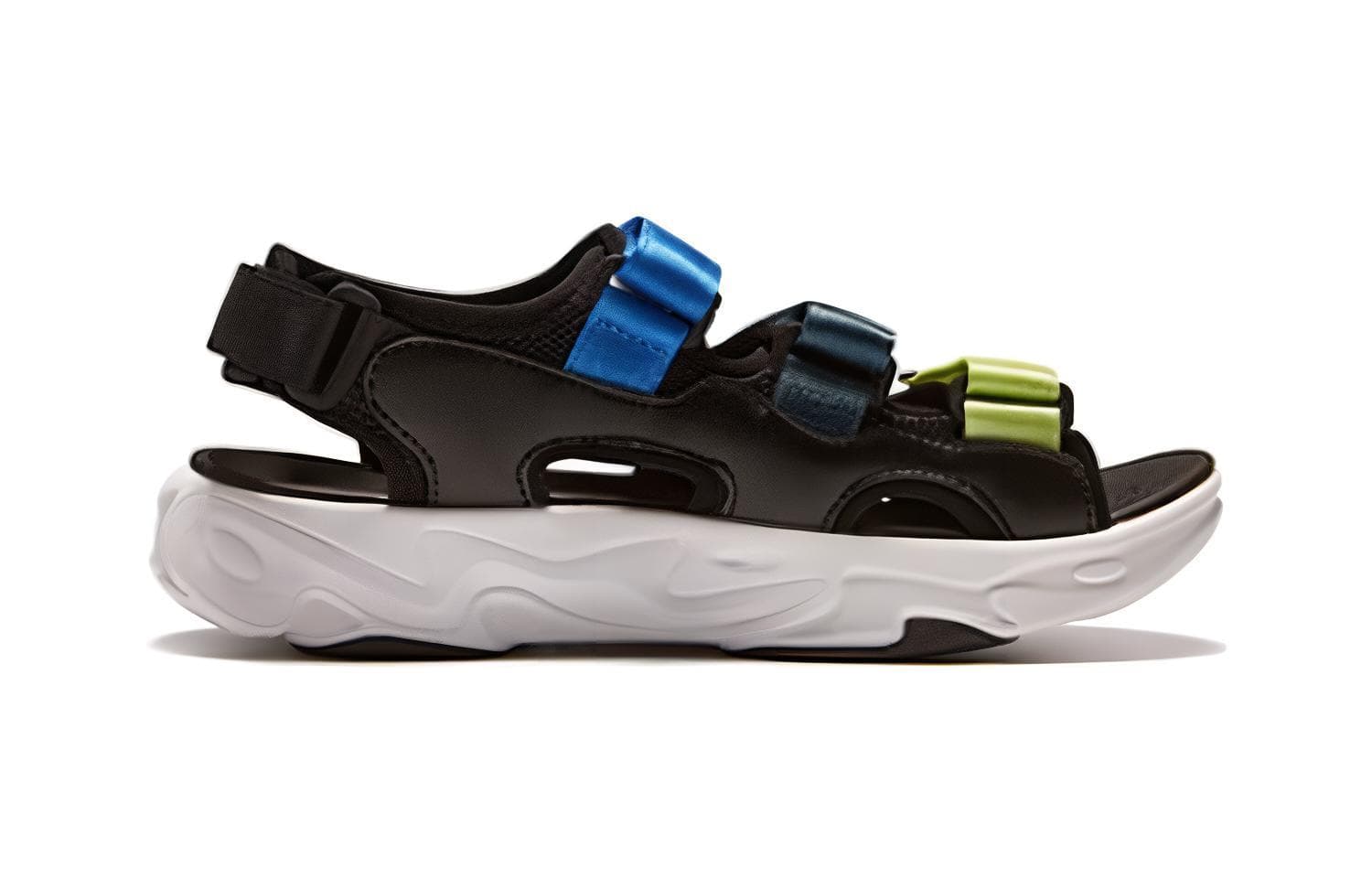 Сандалии FILA KIDS Противоскользящие устойчивые к истиранию противоскользящие сандалии для детей черные и синие для подростков - изображение 2