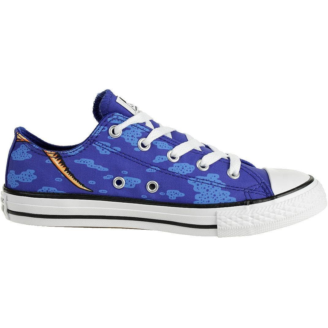 Converse CTAS OX Удобные универсальные детские кеды синий белый - изображение 2