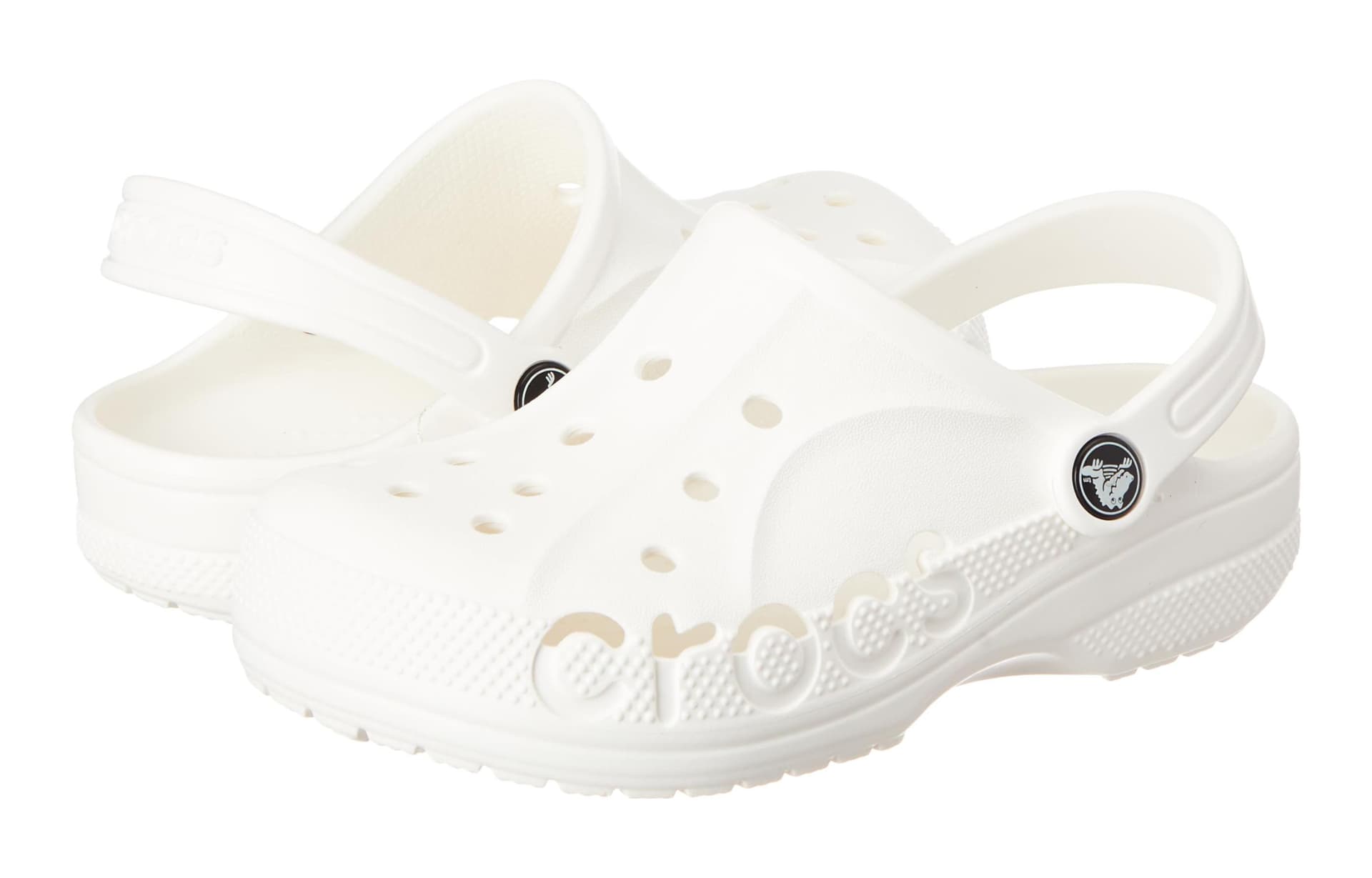 Сандалии Crocs Baya Clog противоскользящие устойчивые к истиранию детские сандалии белые для детей - изображение 3