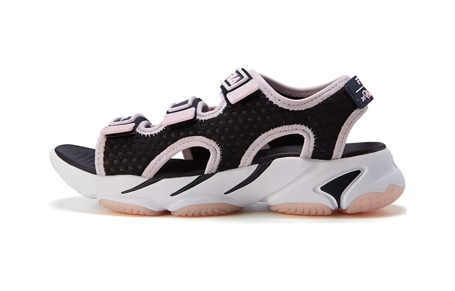 Сандалии FILA KIDS Анти-КИК Амортизация Анти-КИК Амортизация Детские Сандалии Черный Розовый Подростки - изображение 1