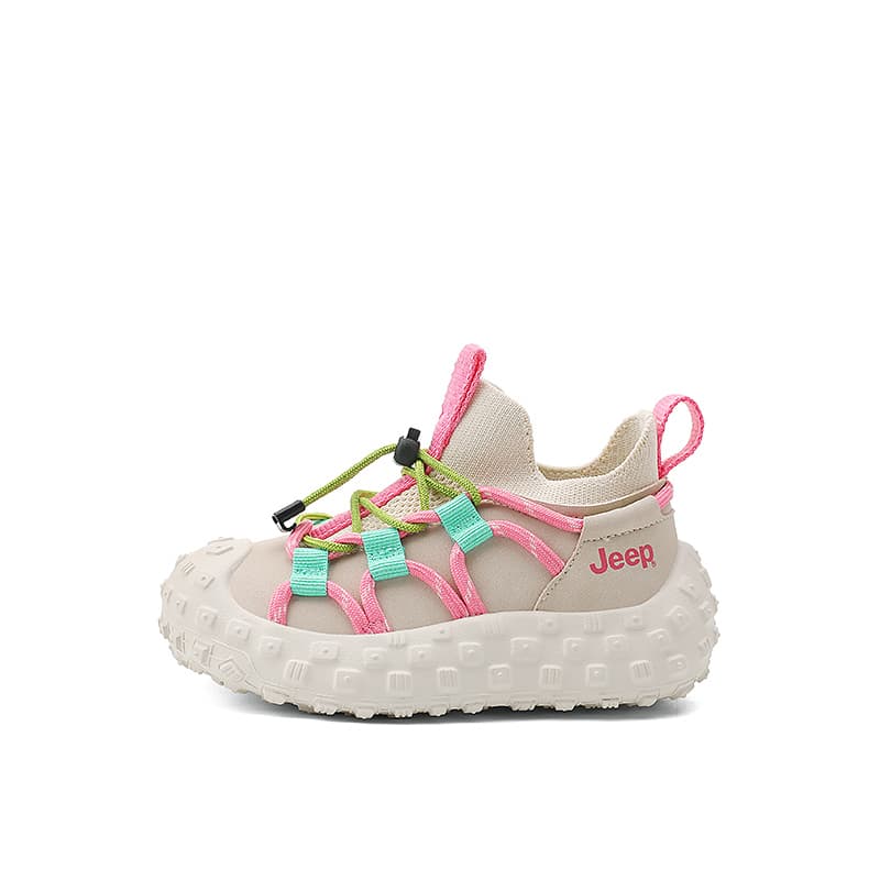 Кроссовки JEEP Детские беговые кроссовки Low Top Розовый Хаки Kids - изображение 1