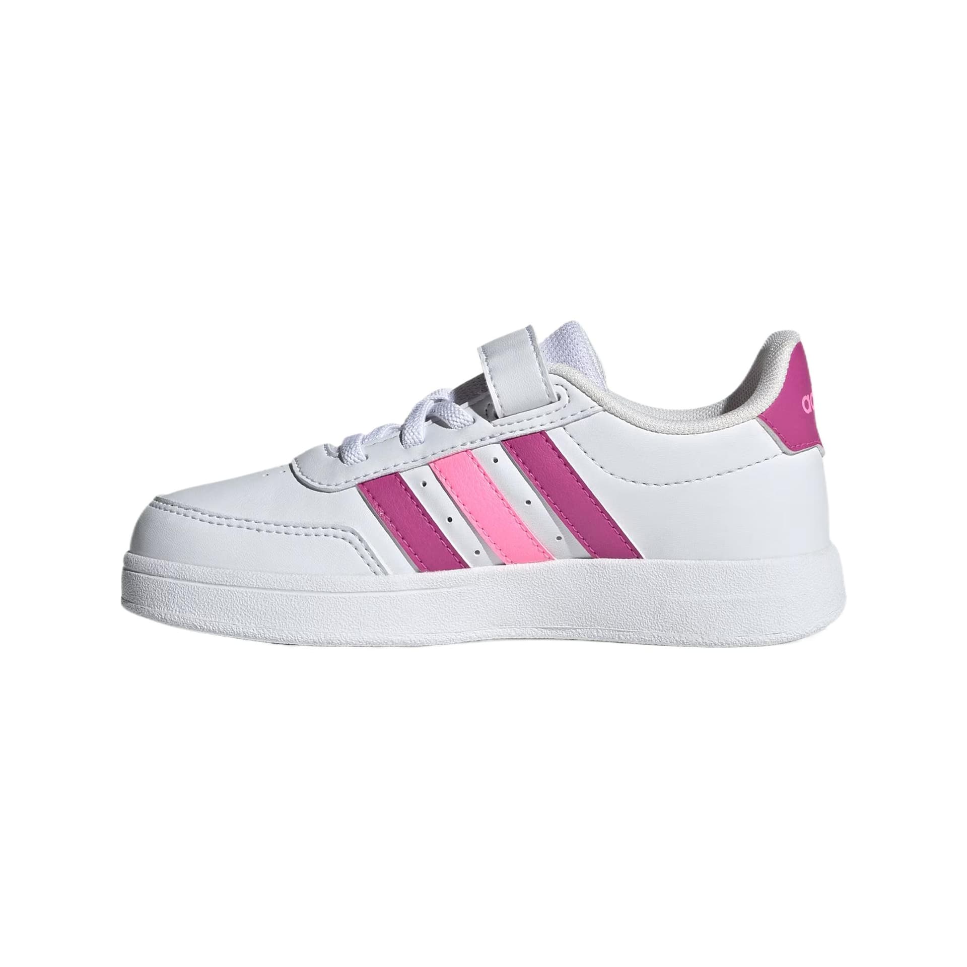 Кроссовки Adidas BREAKNET 2,0 Low Топ Детские Скейтбординги Белый Яркий Фуксия Розовый Детский - изображение 2
